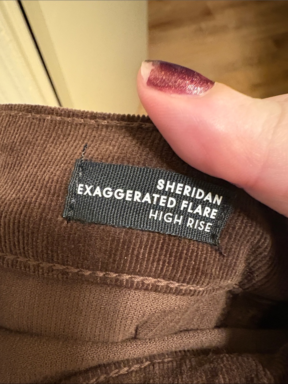 Veronica Beard brown flare jeans - Picture 5 of 5
